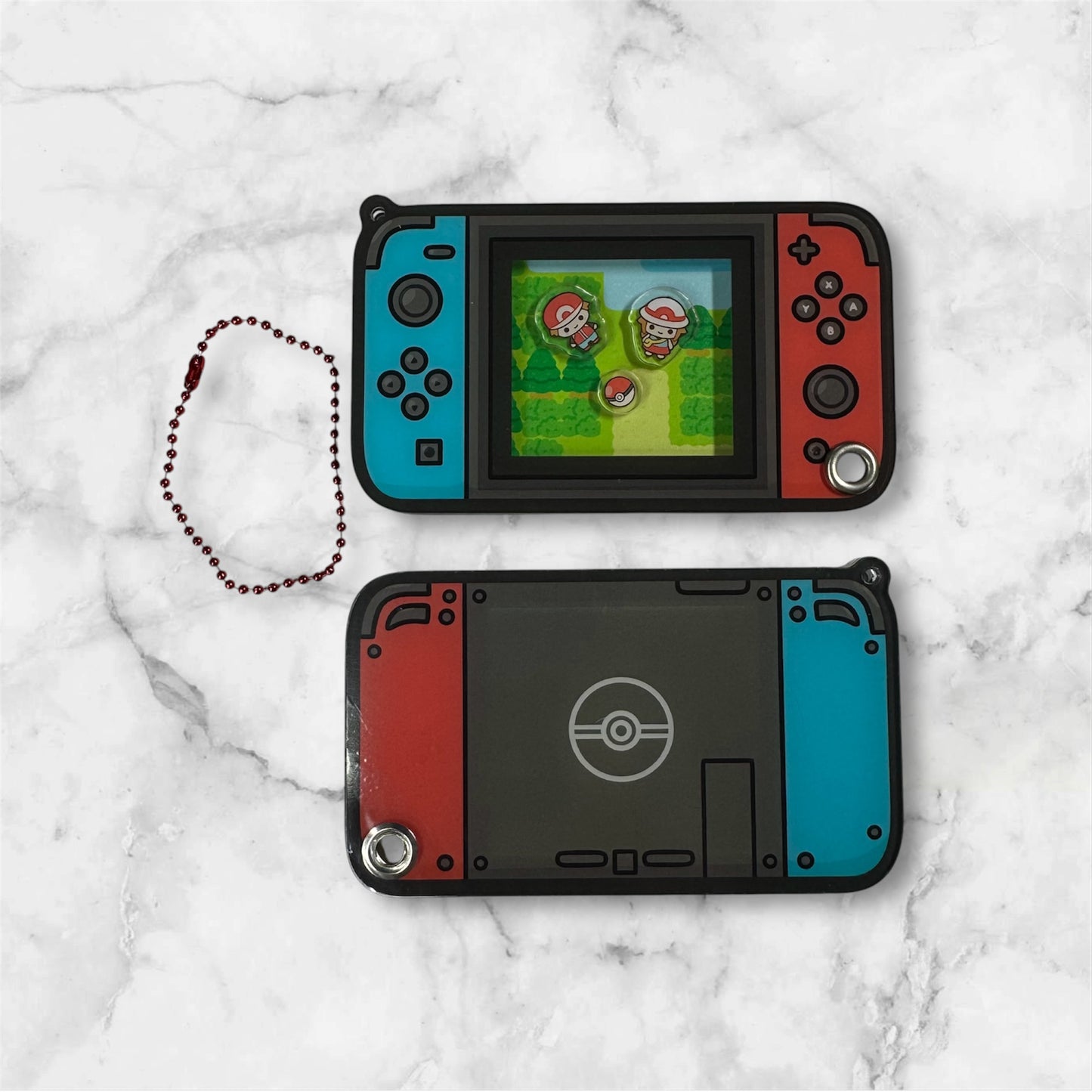 Game Console Shaker Keychain